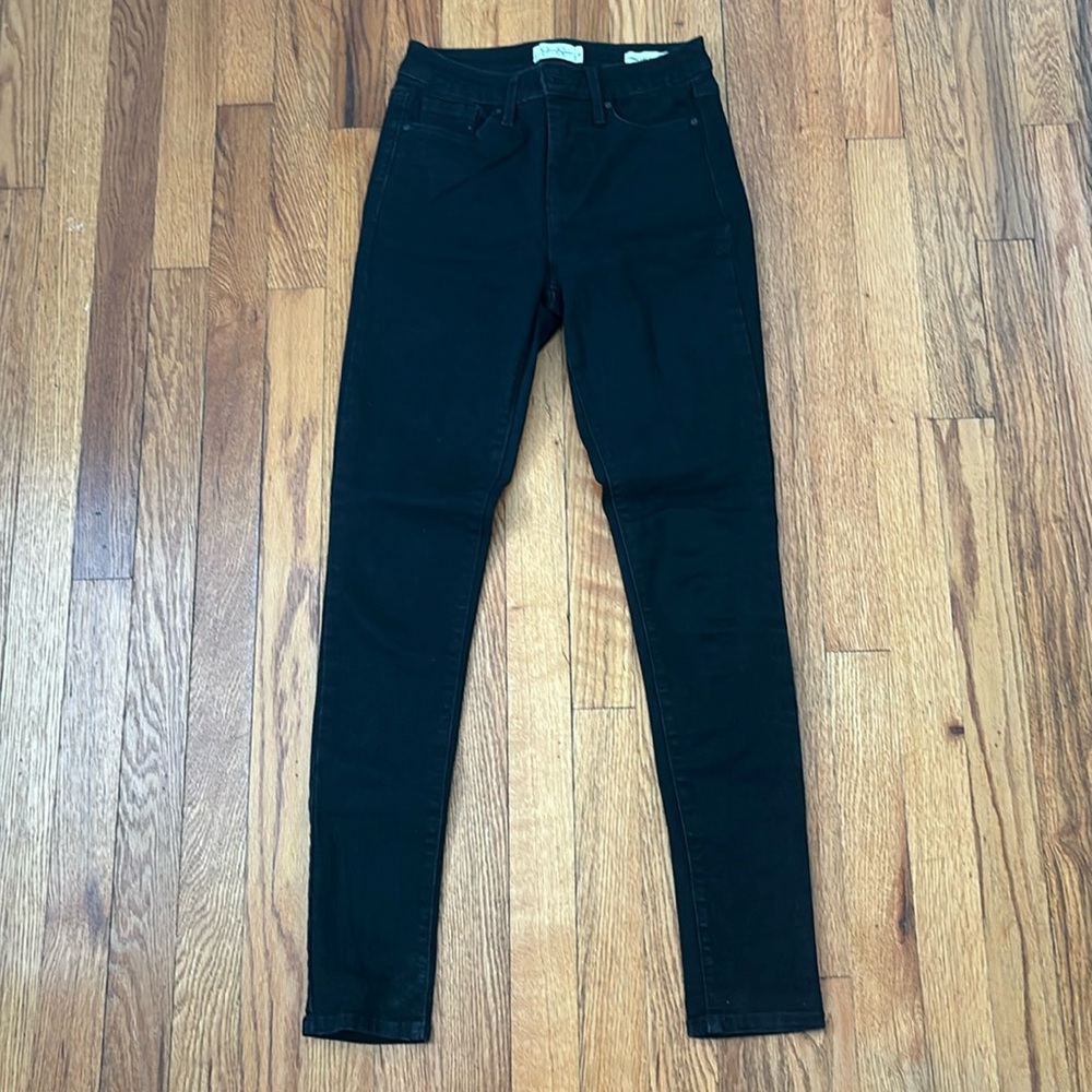 High rise skinny jeans